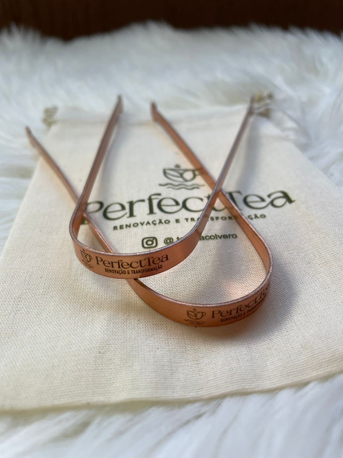 Raspador de Língua de Cobre PerfectTea